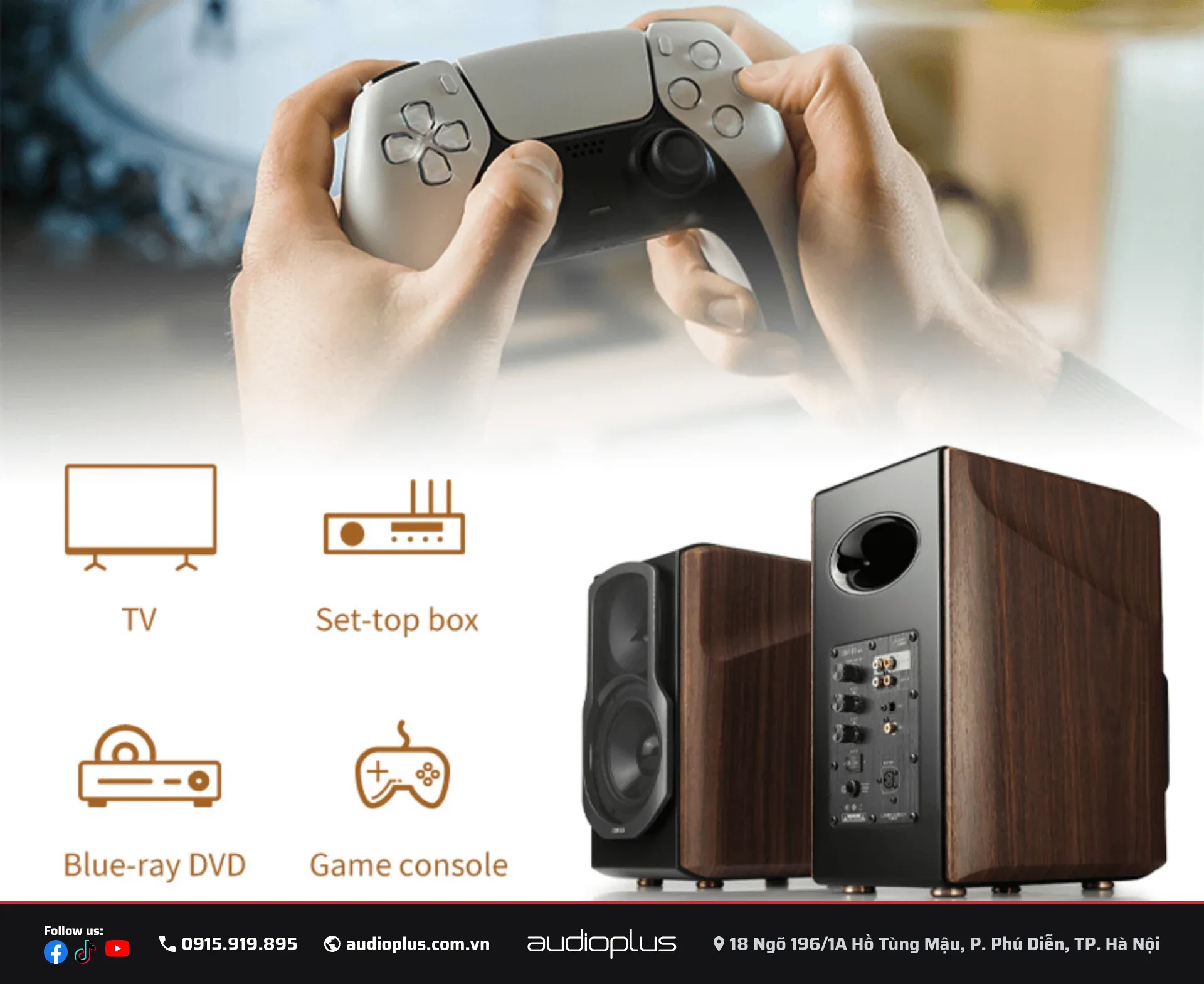 Sơ đồ ngõ vào EDIFIER S2000MKIII: TV, set-top box, Blu-ray, game console