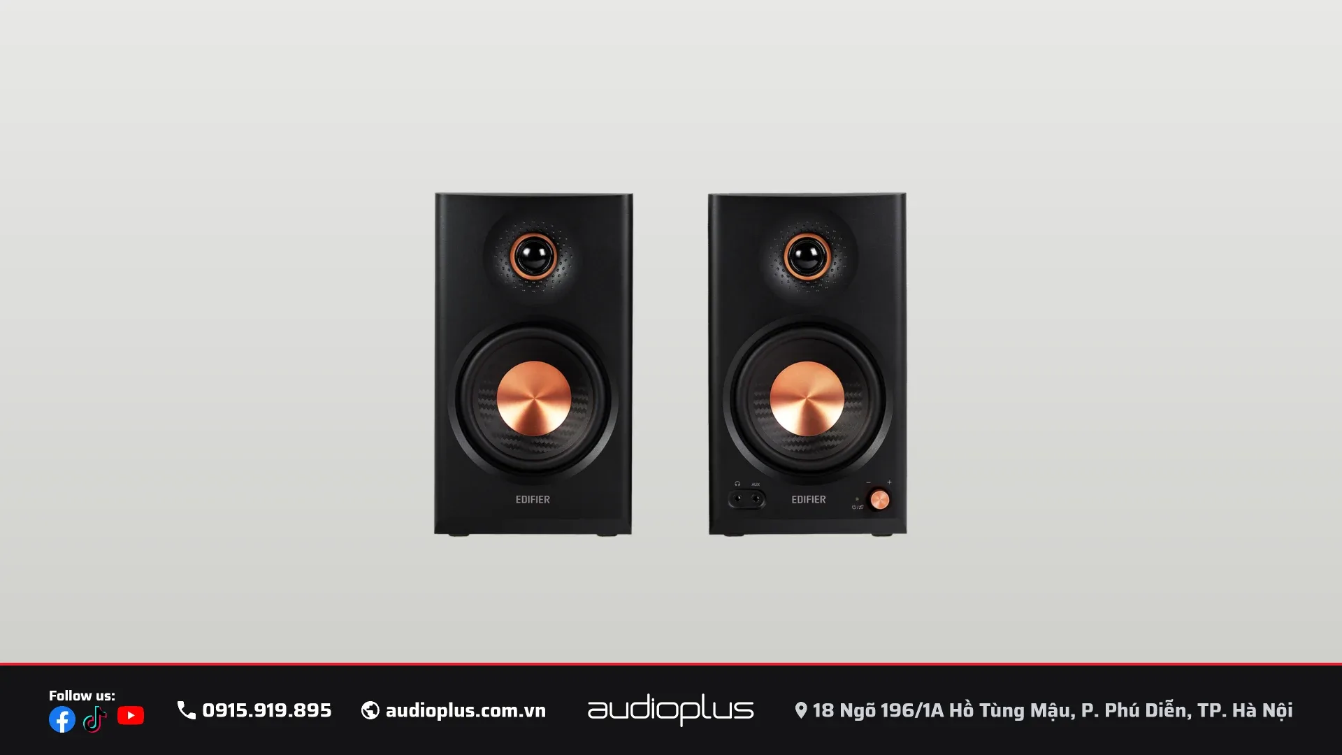 Cặp loa kiểm âm EDIFIER MR4 MKII nhìn thẳng mặt trước